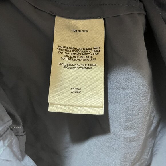 MOUNTAIN HARDWEAR Women's Blue Short-Sleeve Button-Up Shirt - Size 10 - Picture 4 of 5